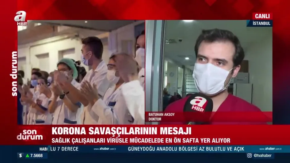 Koronavirüs savaşçılarının 14 Mart Tıp Bayramı mesajı