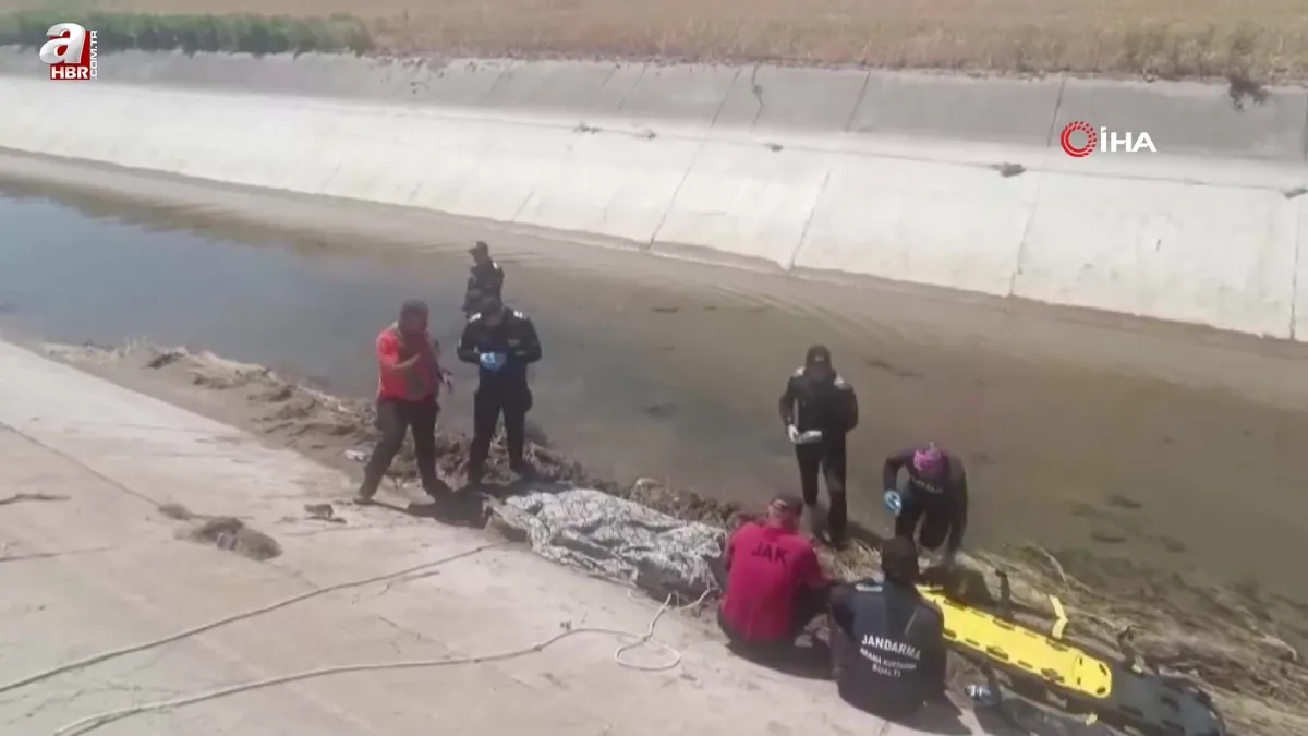 Diyarbakır'da sulama kanalına düşen vatandaşın cansız bedenine ulaşıldı