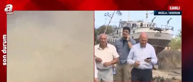 Muğla’daki Çökertme’de yangın büyüdü! Bodrum-Ören yolu kapandı A Haber ekibi o anları anbean aktardı