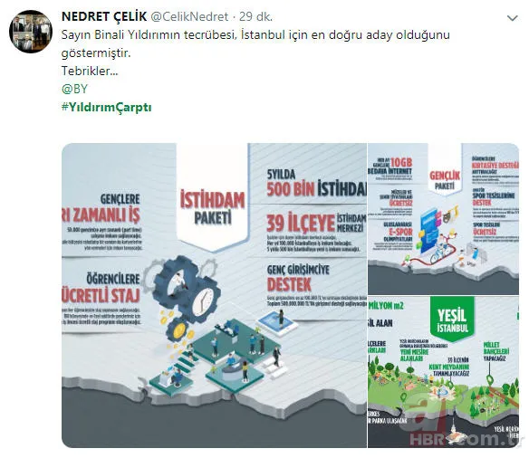 CHP adayı Ekrem İmamoğlu'nu canlı yayında 'Yıldırım' çarptı! Sosyal medya Binali Yıldırım'ı konuşuyor 24