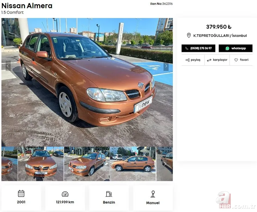 197 bin TL'ye satılık araç var! 2. El araç fiyatlarını yeniledi! İşte Volkswagen, Hyundai, Fiat, Renault, Peugeot, Opel… 19