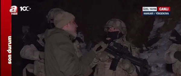 Hudut Kartalları vatan nöbetinde! Görevdeki Mehmetçiğe A Haber’den yeni yıl sürprizi