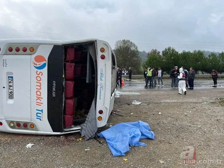 Bartın’da MHP toplantısına giden otobüs kaza yaptı! Bartın Belediye Başkancısı Ahmet Kömeç hayatını kaybetti