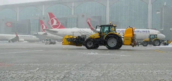 İstanbul Havalimanı çalışıyor mu | Kötü hava koşullarına rağmen uçuşlar sürüyor