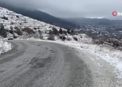 İzmir’de mevsimin ilk karı