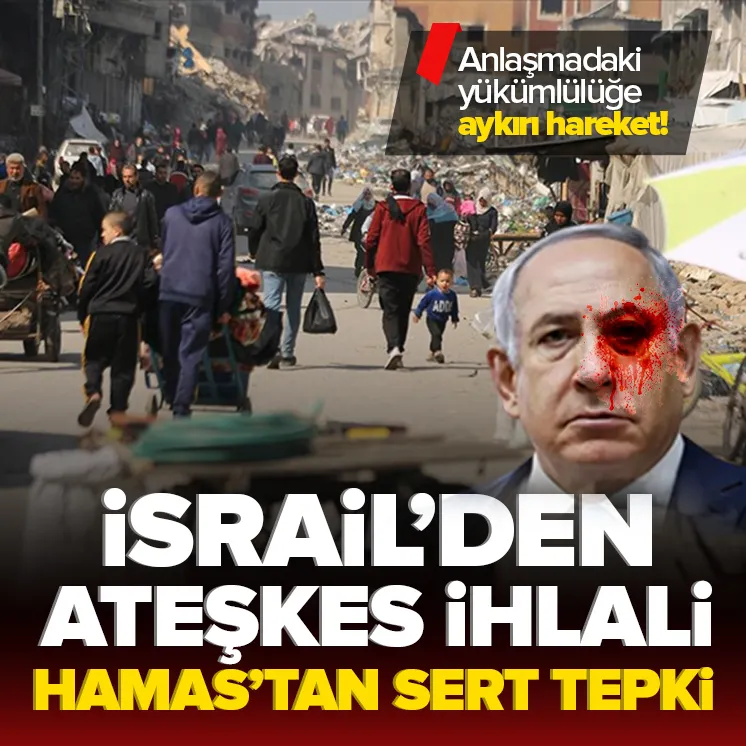 İsrailin ateşkes ihlaline Hamas’tan sert tepki