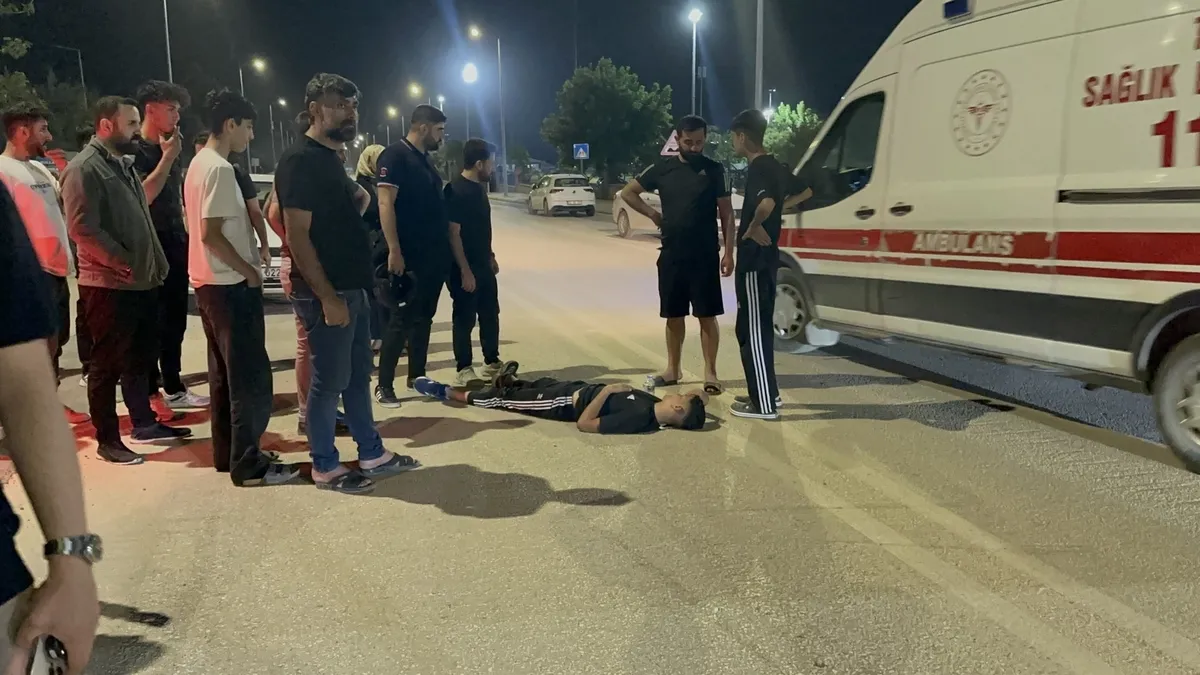 Adıyaman’da otomobil ile motosiklet çarpıştı: 1 yaralı