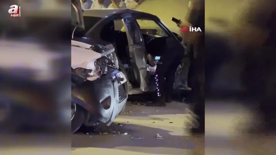 Burdur’da iki otomobil çarpıştı: 2 yaralı