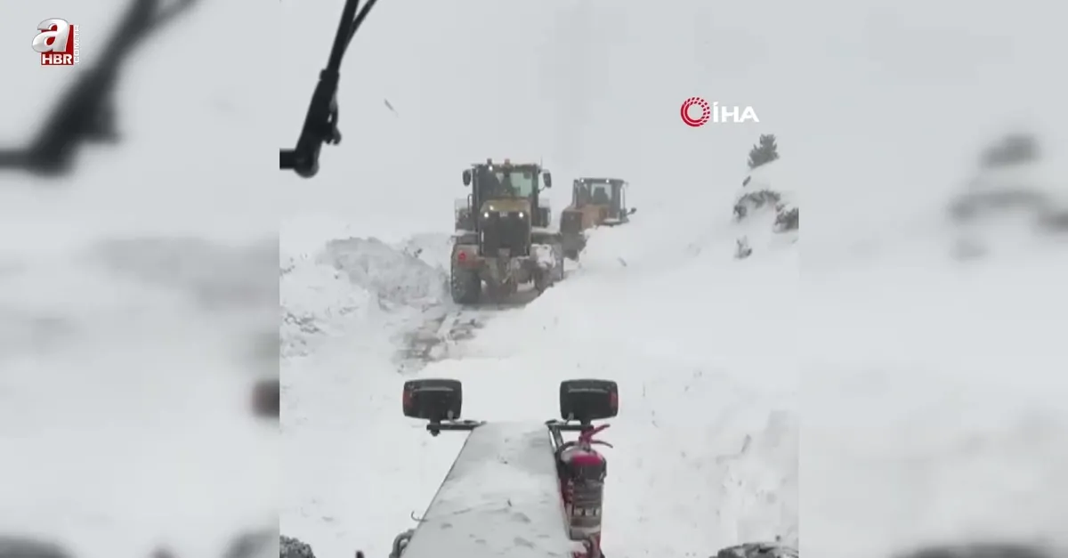 Aksu Yaylası'nda çığ