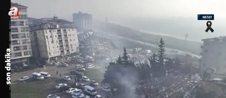 A Haber drone kamerasından DEPREM bölgesi! Facianın boyutunu gözler önüne seren dehşet verici görüntüler