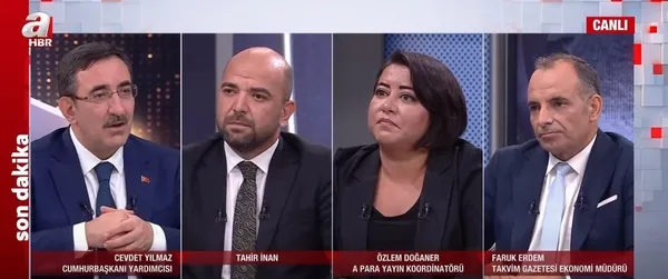 Cumhurbaşkanı Yardımcısı Cevdet Yılmaz A Haber’de soruları yanıtladı! AB meselesi, Körfez turu, Tahıl Anlaşması, kentsel dönüşüm ve enflasyon...