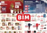 19 Aralık BİM aktüel kataloğu: Yılbaşı dekoratif ürünleri ve kokina çiçeği raflarda