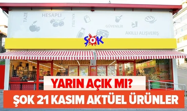 ŞOK market yarın açık mı? 21 Kasım 2020 ŞOK aktüel ürünler kataloğunda neler var? Dezenfektan üretme cihazı...