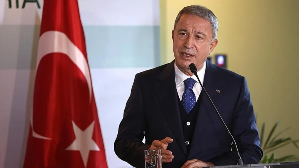 Hulusi Akar'dan terörsüz Türkiye mesajı! Son terörist etkisiz hale gelene kadar bu olay bitmeyecek - A Haber Son Dakika Gündem Haberleri