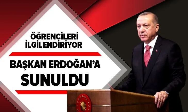 Öğrencilere 21. yüzyıl yetkinliklerinin kazandırılmasına ilişkin politika belgesi taslağı Başkan Erdoğan'a sunuldu