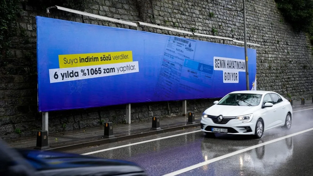 Uyan İstanbullu! Senin hayatından gidiyor | AK Parti'den İBB'ye afişli eleştiri