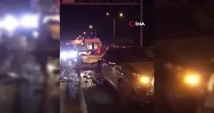 Trafik ışıklarında zincirleme kaza