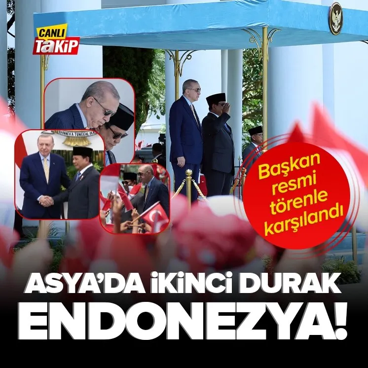 Başkan Erdoğan Endonezya’da!