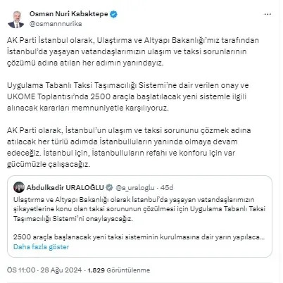 İstanbul’a yeni taksi sistemi! Ulaştırma Bakanlığı harekete geçmişti | UKOME’de kabul edildi