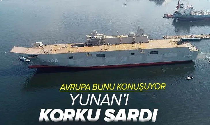 Yunanistan’da TCG Anadolu korkusu! Dikkat çeken SİHA detayı