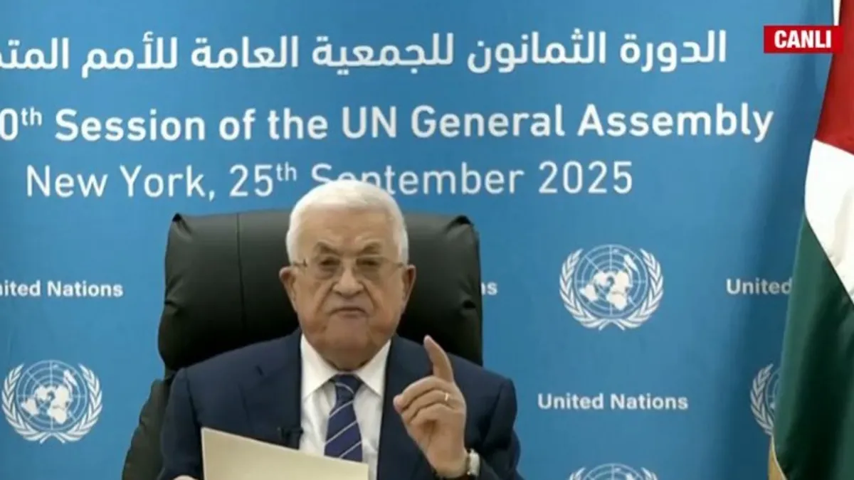 Filistin yönetimi Başkanı Abbas BMGK'da: Gazze Filistin'in ayrılmaz bir parçası