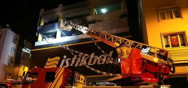İstanbul Kartal’da otoparkta çıkan yangın söndürüldü