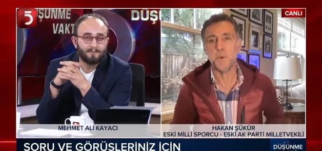 Saadet Partisi’nin kanalı TV5’te terör propagandası! Firari FETÖ’cü Hakan Şükür’ü canlı yayına bağlayıp teröre ses oldular
