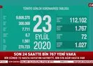 Son dakika: Türkiyenin 23 Eylül koronavirüs verileri açıklandı