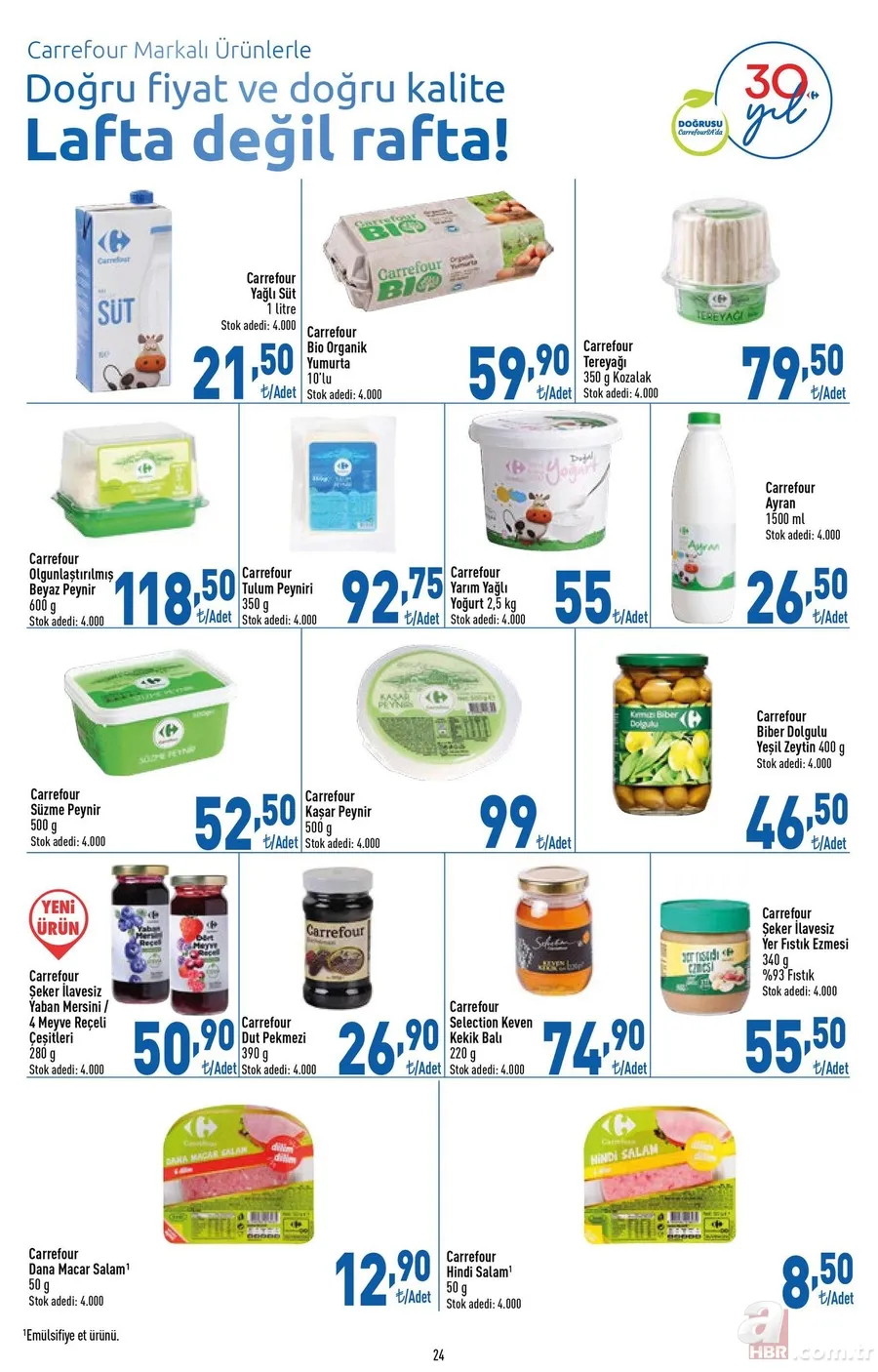 CarrefourSA Sıvı Yağ 155 TL’den, 40’lı Tuvalet Kağıdı 169 TL’den ve Dana Kıyma 289,90 TL’den satışa sunuyor! İşte 28 Eylül CarrefourSa indirim listesi 20