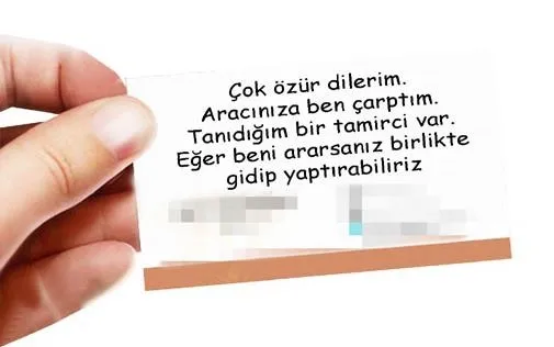 Aracınızın camında böyle bir kart görürseniz dikkat! - 1