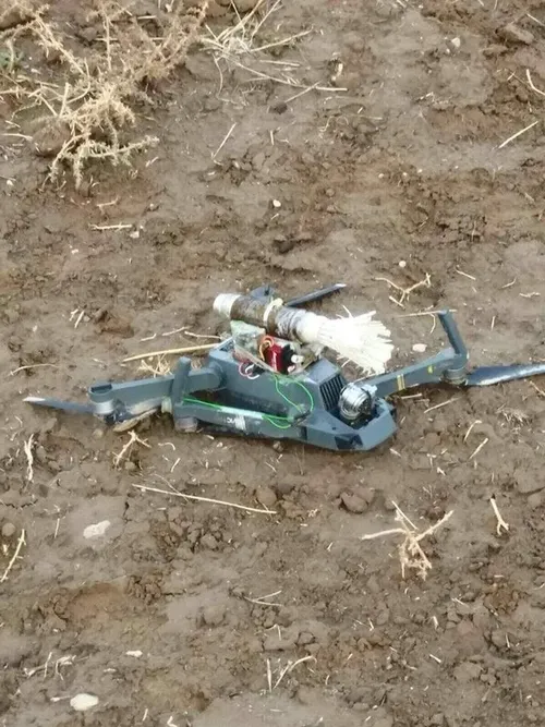 PKK'nın bomba yüklü 'drone'u düşürüldü - 1