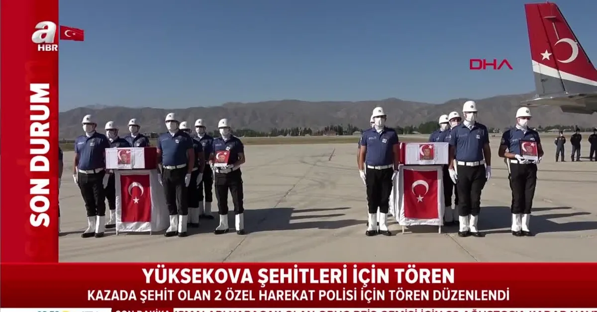 Yüksekova şehitleri için tören