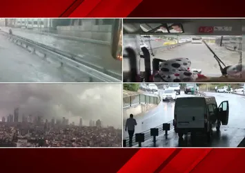 İstanbul yağışa teslim