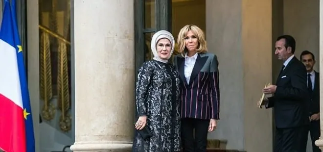 Brigitte Macron Emine Erdoğan’a koronavirüsle mücadelede dayanışma mesajını iletti