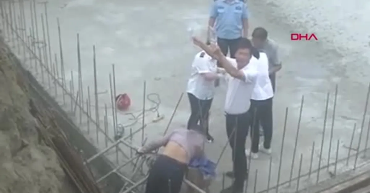Boynuna ve göğsüne saplandı! Böyle kurtarıldı
