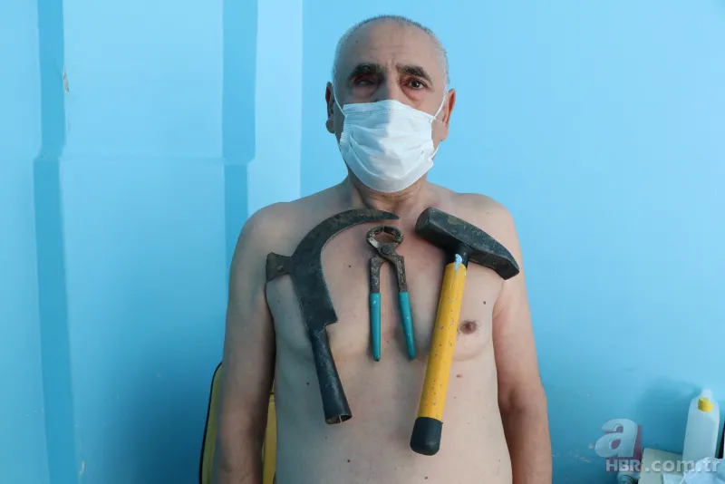 Şanlıurfalı 'mıknatıs adam' görenleri şok etti! Vücudunda bulunan bio enerji ile... 3
