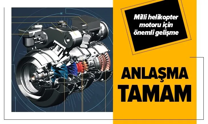 Milli helikopter motoru TS1400 için önemli gelişme