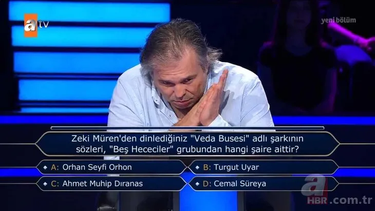 Milyoner'e damga vuran yarışmacı: Bu soruda elenmek marifet ister! ''Onur öğrencisi olarak mezun oldum'' dedi ama...