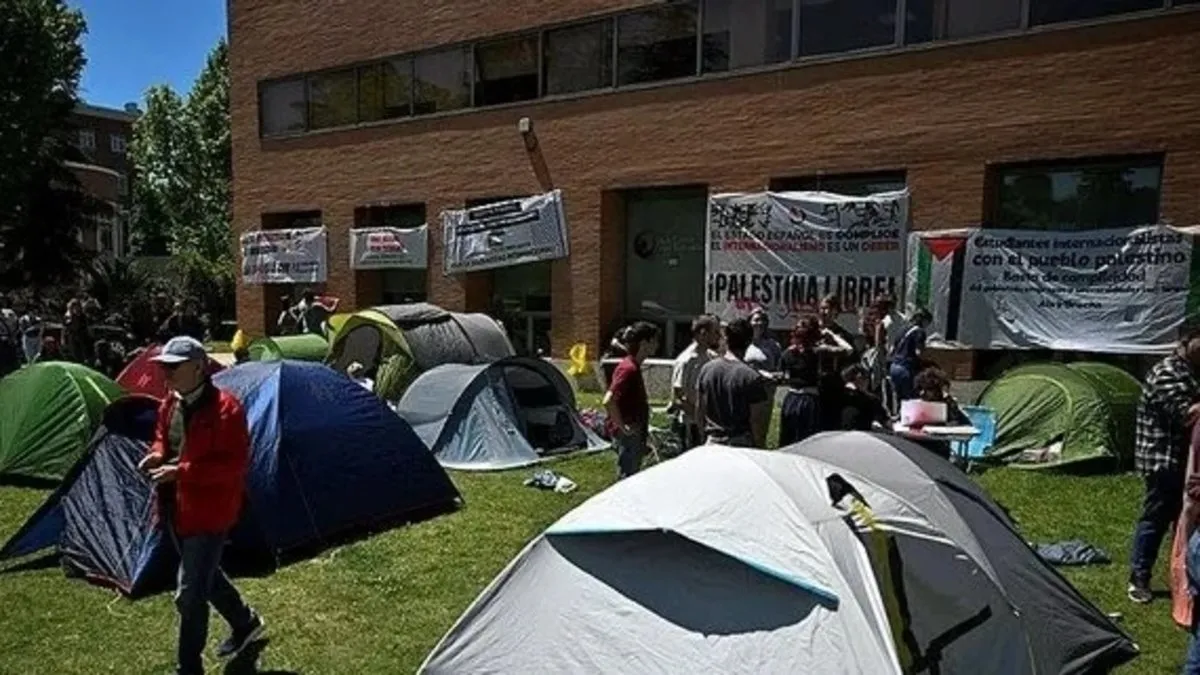 Dünyanın dört bir yanında Filistin'e tam destek! Öğrenciler üniversitelerde çadırlarda kamp kuruyor