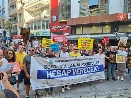 İzmir’de CHP’li belediyeye isyan! Kentsel dönüşüm mağdurları sokağa döküldü