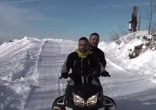 Handüzü yaylası beyaza büründü