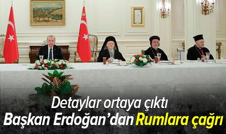 Başkan Recep Tayyip Erdoğan'dan Rumlara eve dönün çağrısı