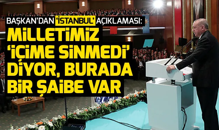 Başkan Erdoğandan Kızılcahamamda açıklamalar