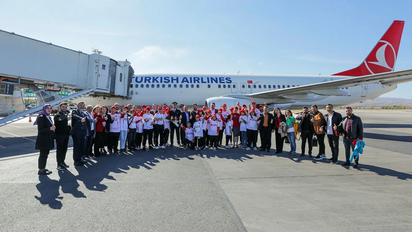 Türkiye'nin 7 bölgesinden bir araya geldiler! THY 29 özel çocuk sporcuyu Ankara'da ağırladı