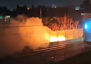 Bakırköy metro durağında yangın paniği!