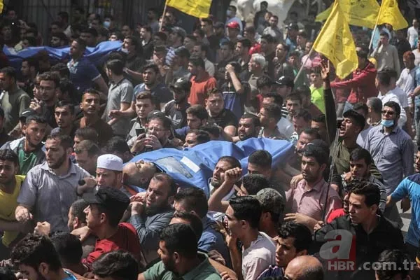 Filistinli çocuğun şehit babasına yürek yakan vedası: Allah yolunu açık etsin