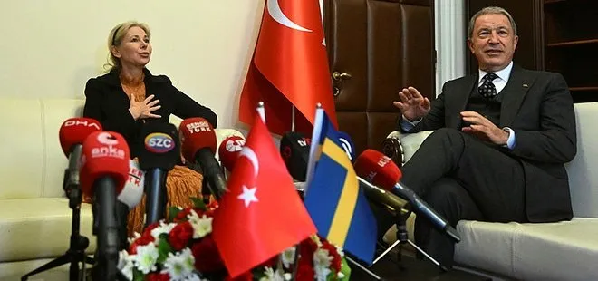 Hulusi Akar, İsveç’in Ankara Büyükelçisi Mard’ı kabul etti