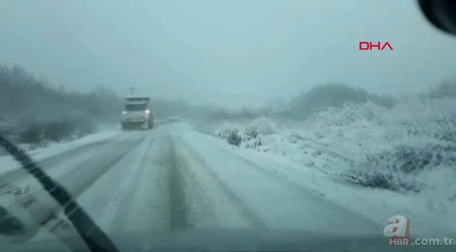 İstanbul'un Silivri ve Çatalca ilçelerinde kar yağışı etkili oluyor 10