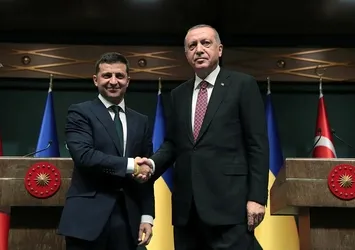 Başkan Erdoğan, Zelenskiy ile görüştü