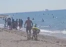 Çanakkale’de halk plajında patlamamış top mermisi bulundu